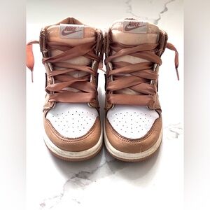 Nike Toddler Jordan 1 Retro High Top OG Praline Sneakers, Size 10C